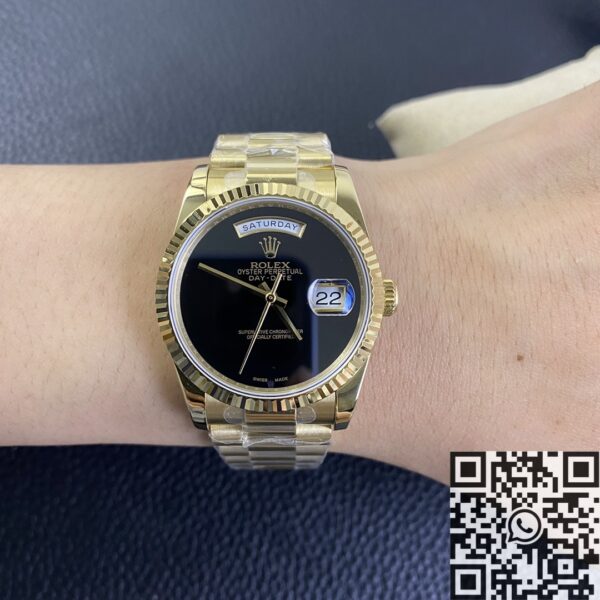 Rolex Day Date 36 Custom Dials Gold Watch BP Factory
