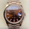 Gold Rolex Day Date M228235-0003 Rose Gold Diamond Watch