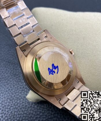 Gold Rolex Day Date M228235-0003 Rose Gold Diamond Watch