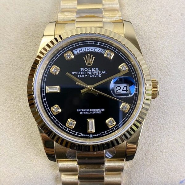 Rolex Day Date Msrp M128238 Rose Gold Diamond Watch 36mm