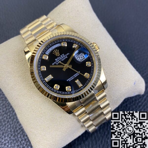 Rolex Day Date Msrp M128238 Rose Gold Diamond Watch 36mm
