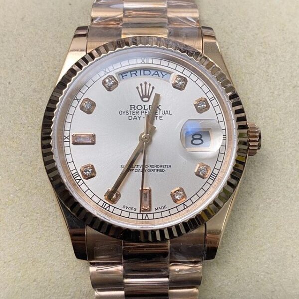 Rolex Gold Day Date 118238 Rose Watches 36mm BP Factory