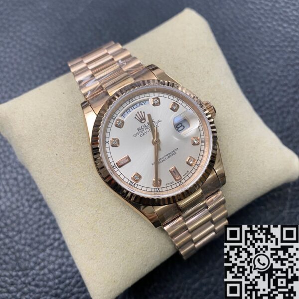 Rolex Gold Day Date 118238 Rose Watches 36mm BP Factory