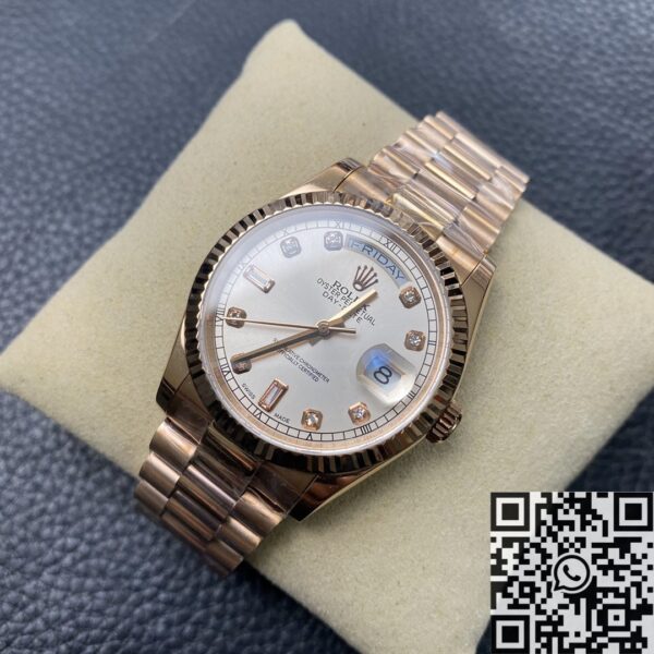 Rolex Gold Day Date 118238 Rose Watches 36mm BP Factory