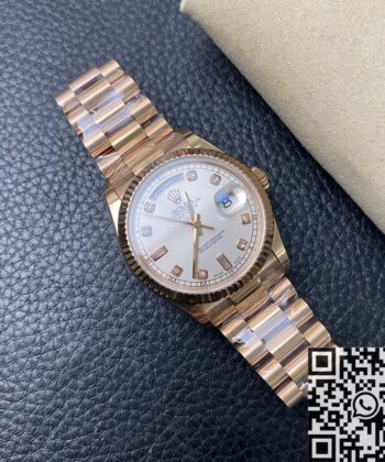 Rolex Gold Day Date 118238 Rose Watches 36mm BP Factory