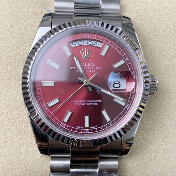 36MM Day-Date Rolex 118239 Cherry Dial Watch BP Factory