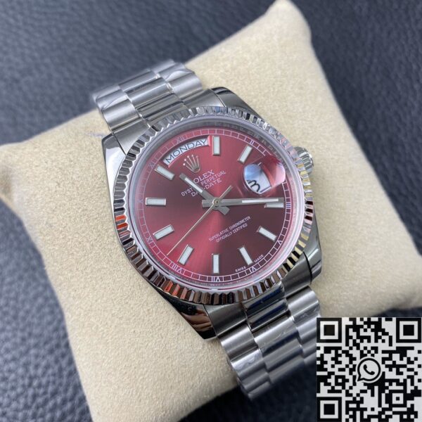 36MM Day-Date Rolex 118239 Cherry Dial Watch BP Factory
