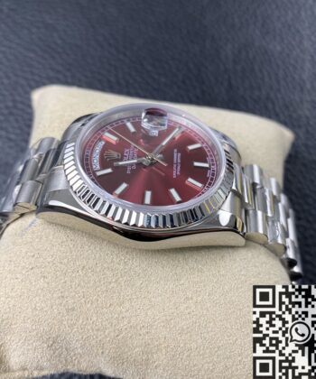 36MM Day-Date Rolex 118239 Cherry Dial Watch BP Factory