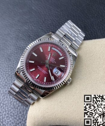 36MM Day-Date Rolex 118239 Cherry Dial Watch BP Factory