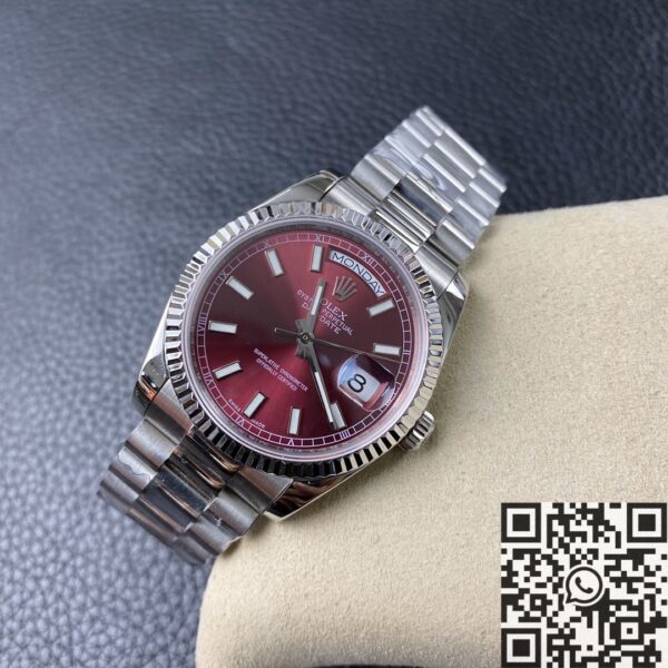 36MM Day-Date Rolex 118239 Cherry Dial Watch BP Factory