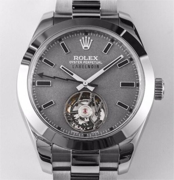 JB Factory Rolex Milgauss Label Noir M116400 Tourbillon Watch