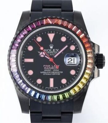 Rolex Submariner Diamond Customized Black Dial