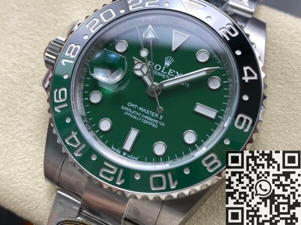 Master II GMT Rolex M126720VTNR-0001 Sprite Bezel 3285 ARF