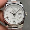 Day Date 36 Rolex M128236-0017 White Dial Watch Q Factory
