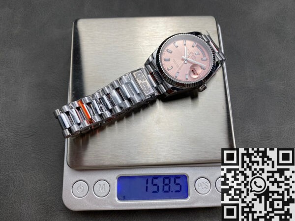 Watch Day And Date Rolex M128236-0024 Pink Dial 36 Q Factory