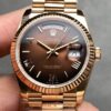 Orient Date Day​ Rolex M128235-0075 Smoked Brown 36mm Q