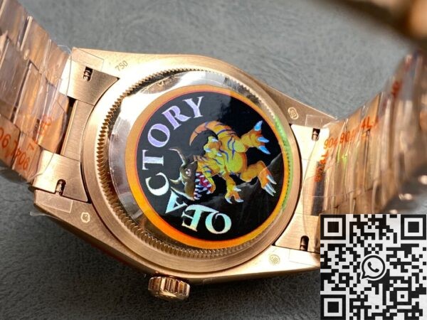 Orient Date Day​ Rolex M128235-0075 Smoked Brown 36mm Q