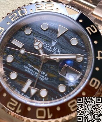 Rose Gold GMT Master II Rolex M126715CHNR-0002 Watch 3285