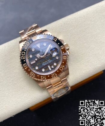 Rose Gold GMT Master II Rolex M126715CHNR-0002 Watch 3285