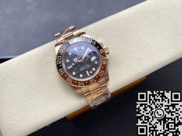 Rose Gold GMT Master II Rolex M126715CHNR-0002 Watch 3285