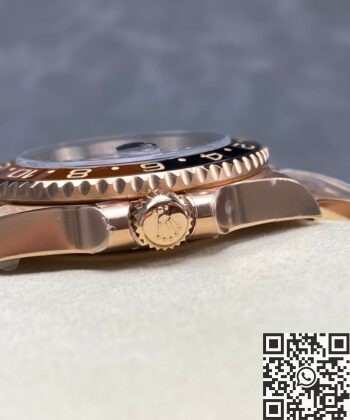 Rose Gold GMT Master II Rolex M126715CHNR-0002 Watch 3285