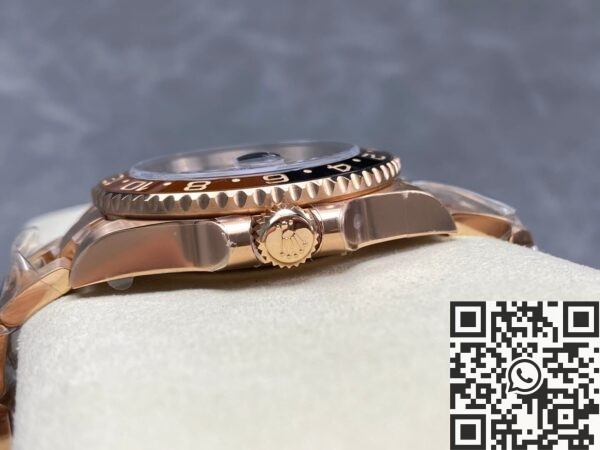 Rose Gold GMT Master II Rolex M126715CHNR-0002 Watch 3285