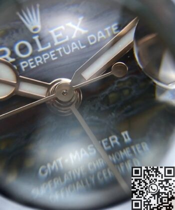 Rose Gold GMT Master II Rolex M126715CHNR-0002 Watch 3285
