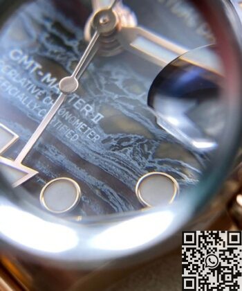 Rose Gold GMT Master II Rolex M126715CHNR-0002 Watch 3285