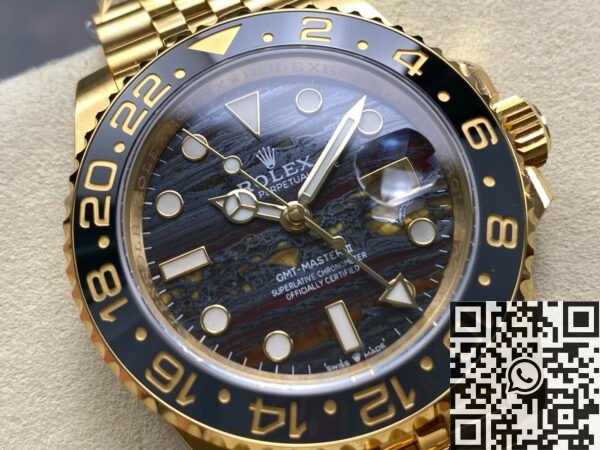 Gold GMT Master II Rolex 126718GRNR-0002 Watch 3285 ARF