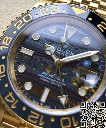 Gold GMT Master II Rolex 126718GRNR-0002 Watch 3285 ARF