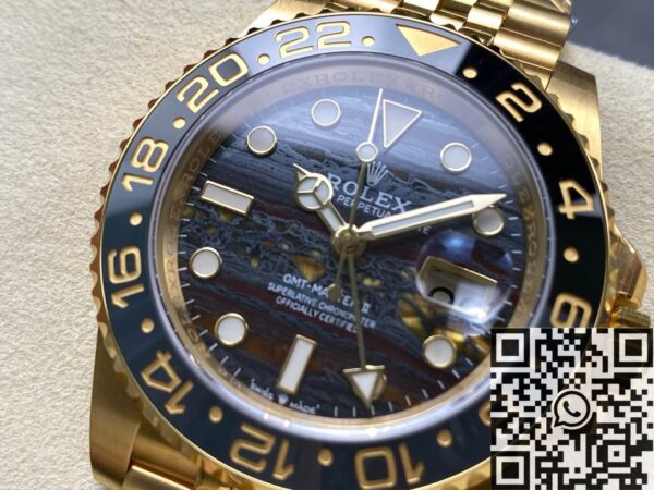 Gold GMT Master II Rolex 126718GRNR-0002 Watch 3285 ARF
