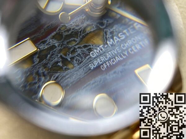 Gold GMT Master II Rolex 126718GRNR-0002 Watch 3285 ARF