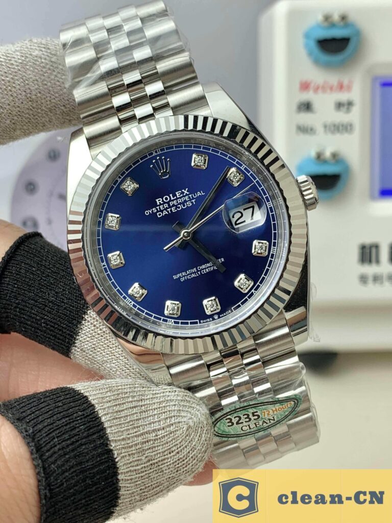 Rolex Datejust Diamond Dial​ Clean Factory Blue 3235 movement