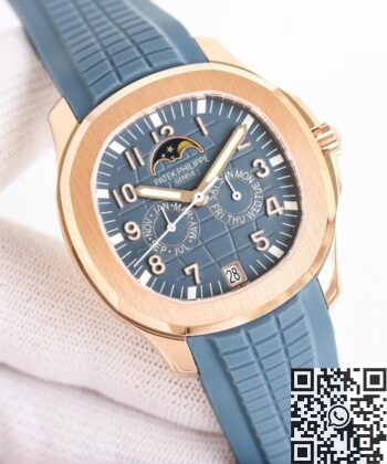 Patek Philippe 5261R Aquanaut​ Rose Gold Blue Dial Watch