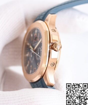 Patek Philippe 5261R Aquanaut​ Rose Gold Blue Dial Watch