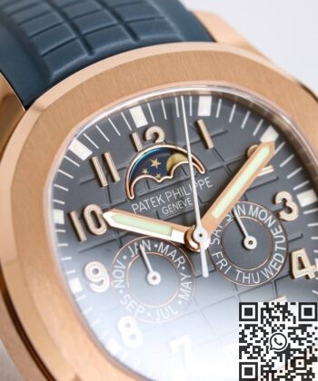 Patek Philippe 5261R Aquanaut​ Rose Gold Blue Dial Watch